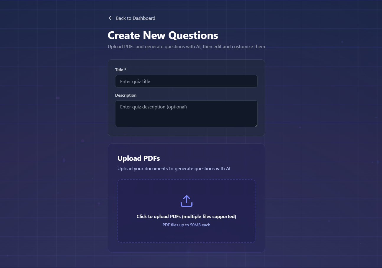 AI Question Generation
